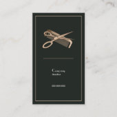 美容師 名刺 (正面)