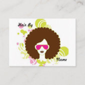 美容師 名刺 (正面)