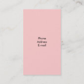 美容師 名刺 (裏面)