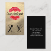 美容師 名刺 (正面/裏面)