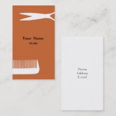 美容師 名刺 (正面/裏面)