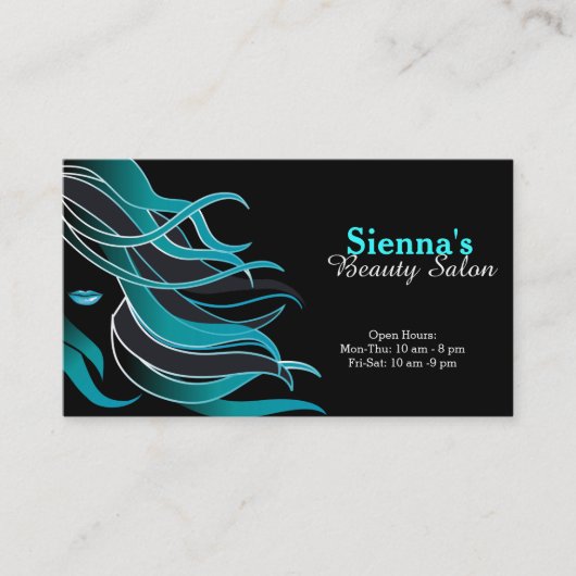 美容師 名刺 (正面)