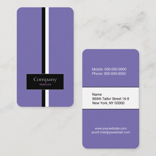 美容師 名刺 (正面/裏面)