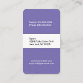 美容師 名刺 (裏面)