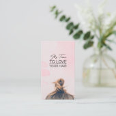 美容師 名刺 (スタンド正面)