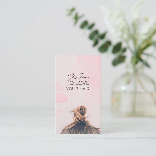 美容師 名刺 (スタンド正面)