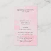 美容師 名刺 (裏面)