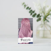 美容師 名刺 (スタンド正面)