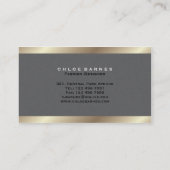 美容師-名刺 名刺 (裏面)