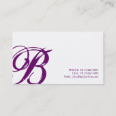 美容師-名刺 名刺 (裏面)