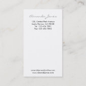 美容師-名刺 名刺 (裏面)