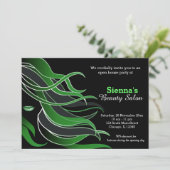 美容師 招待状 (スタンド正面)