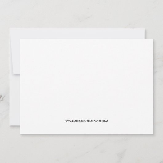 美容師 招待状 (裏面)