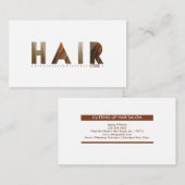 美容師(本日賞最高の) 名刺 (正面/裏面)