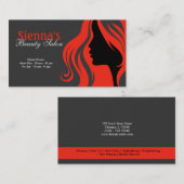 美容師(火れんが) 名刺 (正面/裏面)