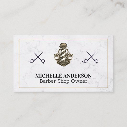 美容師 | 理容師 | シアーズ理容師ポール 名刺 (正面)