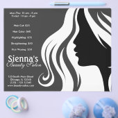 美容師(白) チラシ (シングル)