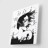 美容師 – 美しいサロン角壁時計 スクエア壁時計 (傾斜)