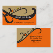 美容師/美容師の名刺 名刺 (正面/裏面)