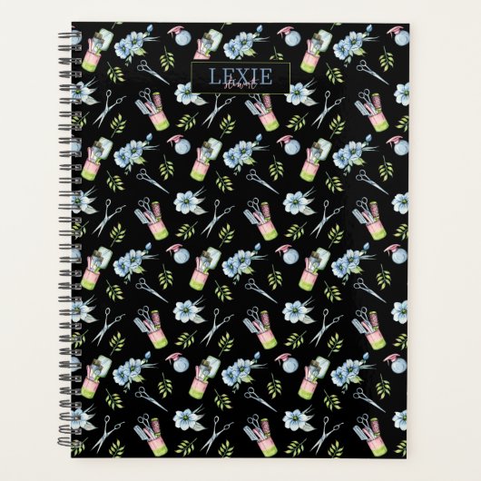 美容師、美容師美しいサロンカスタム プランナー手帳 (正面)