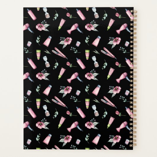 美容師、美容師美しいサロンカスタム プランナー手帳 (裏面)