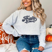 美容師、美容院、バーシティスタイル スウェットシャツ