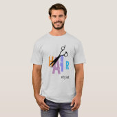 美容師 Tシャツ (正面フル)