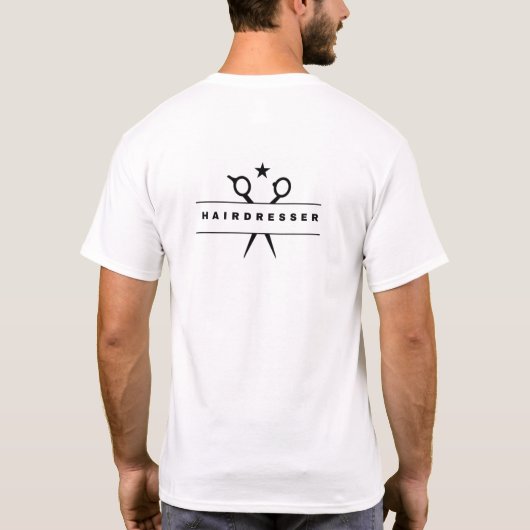美容師 Tシャツ (裏面)