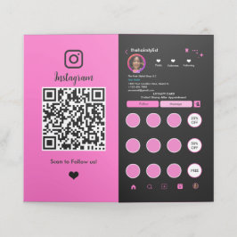 美容師Instagram QRコード ロイヤリティカード