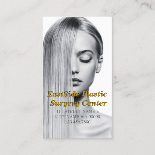 美容整形外科スパ名刺 名刺 (正面)