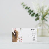 美容業者名刺 名刺 (スタンド正面)