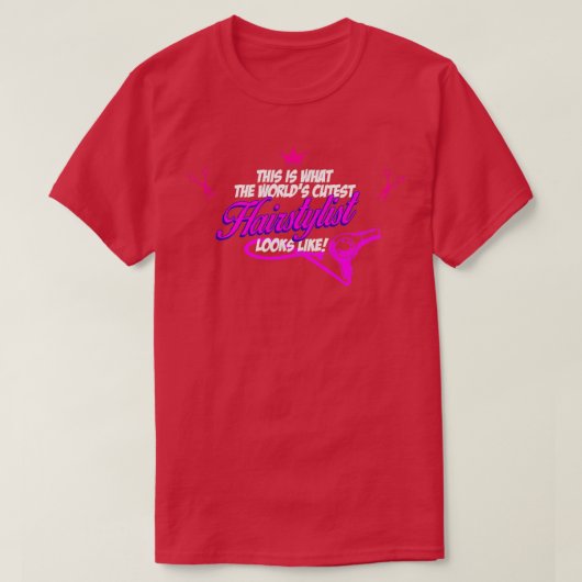 美容理容師 Tシャツ (デザイン正面)