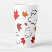 美容用パーソナライズされた幽霊鋏 カフェラテマグ (正面)