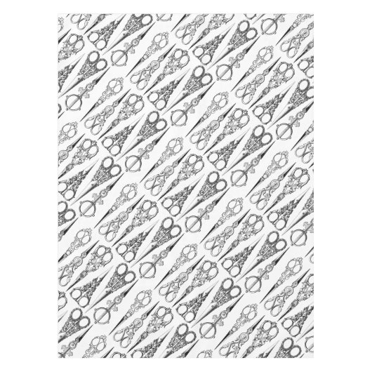 美容用ビクトリアン裁縫はさみエレガント テーブルクロス (正面)