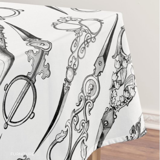 美容用ビクトリアン裁縫はさみエレガント テーブルクロス