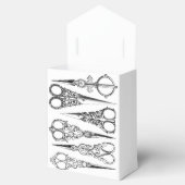 美容用ビクトリアン裁縫はさみエレガント フェイバーボックス (オープン)