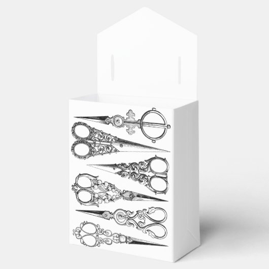 美容用ビクトリアン裁縫はさみエレガント フェイバーボックス (オープン)