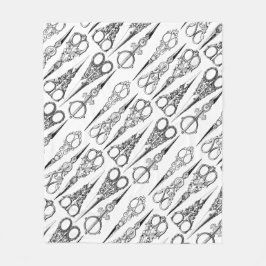 美容用ビクトリアン裁縫はさみエレガント フリースブランケット