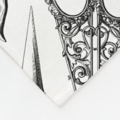 美容用ビクトリアン裁縫はさみエレガント フリースブランケット (角)