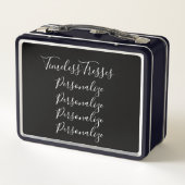 美容用ビクトリアン裁縫はさみエレガント メタルランチボックス (裏面)