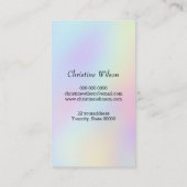 美容用鋏のロゴ 名刺 (裏面)