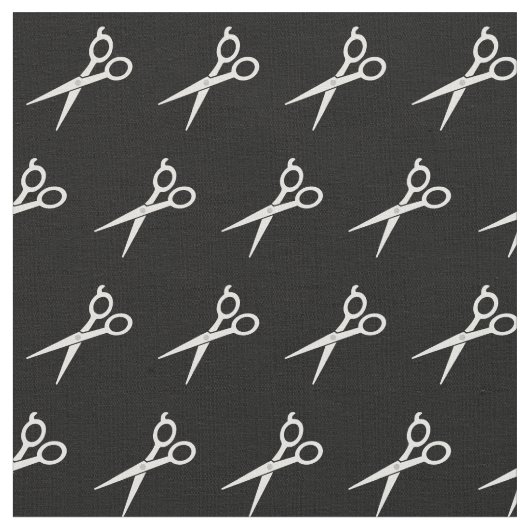 美容用鋏パターン美容師 ファブリック (クローズアップ)