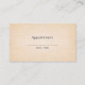 美容用鋏 予約カード (裏面)