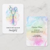 美容用鋏 名刺 (正面/裏面)