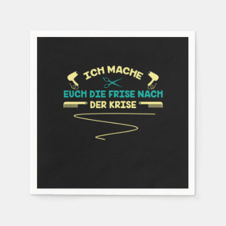 美容用髪サロンはさみヘアドライヤーギフト スタンダードカクテルナプキン