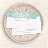 美容葉サロンアポイントメントアラーム 予約カード