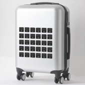 美容製品成分 2インチステッカー 30枚 シール (スーツケース)