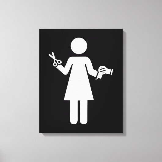 美容記号 キャンバスプリント (正面)