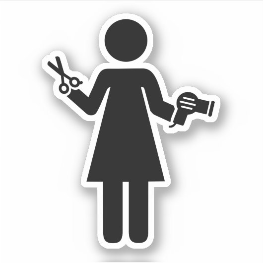 美容記号 シール (正面)