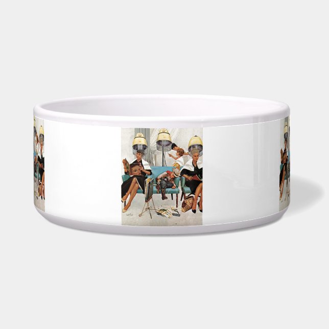 美容院で眠っているカウボーイ ボウル (正面)